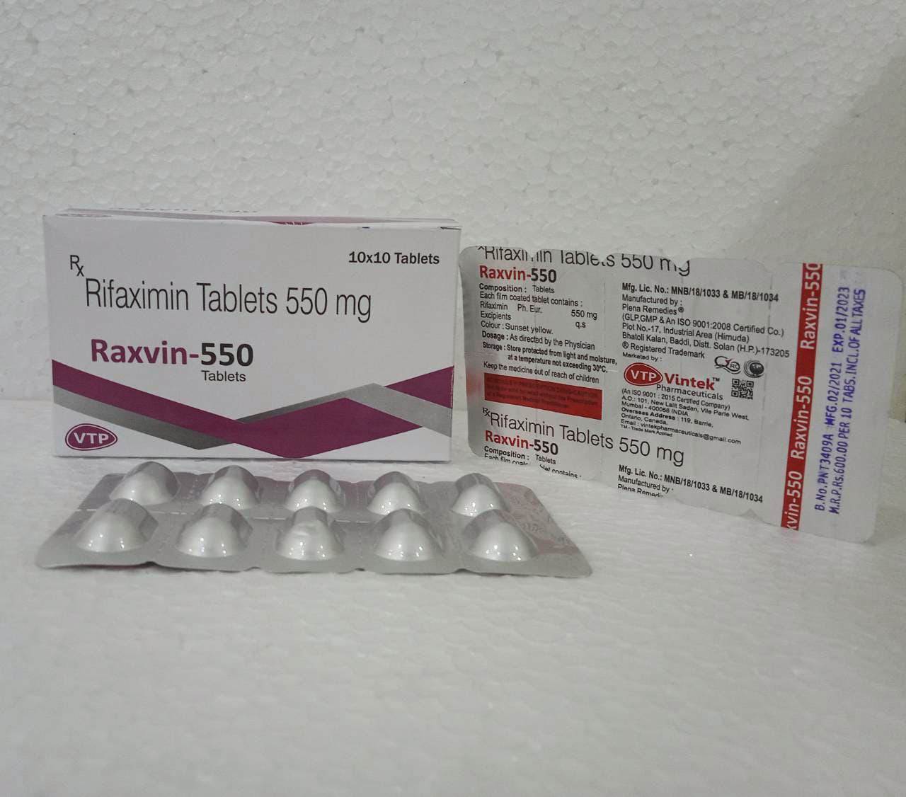 RAXVIN-550 Tablets